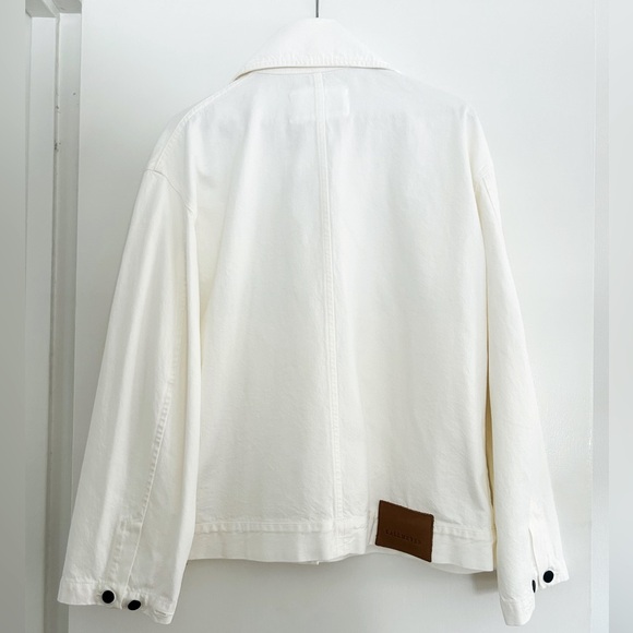 Kallmeyer ELLIOTT DENIM CHORE JACKET in Salt - Picture 6 of 8